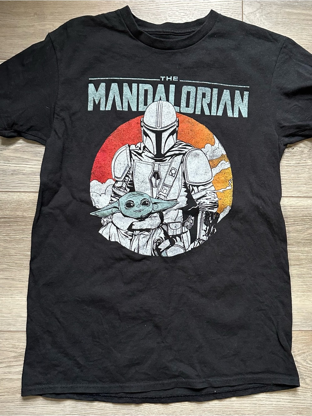 Star Wars Black Graphic Tee with White Logo